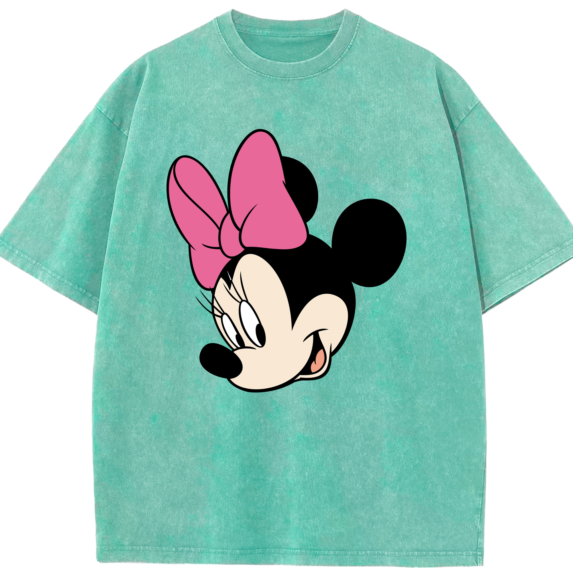 （画像用） ミッキーマウス Mickey Mouse 綿100% ヴィンテージ風 半袖Tシャツ（フロントプリント）